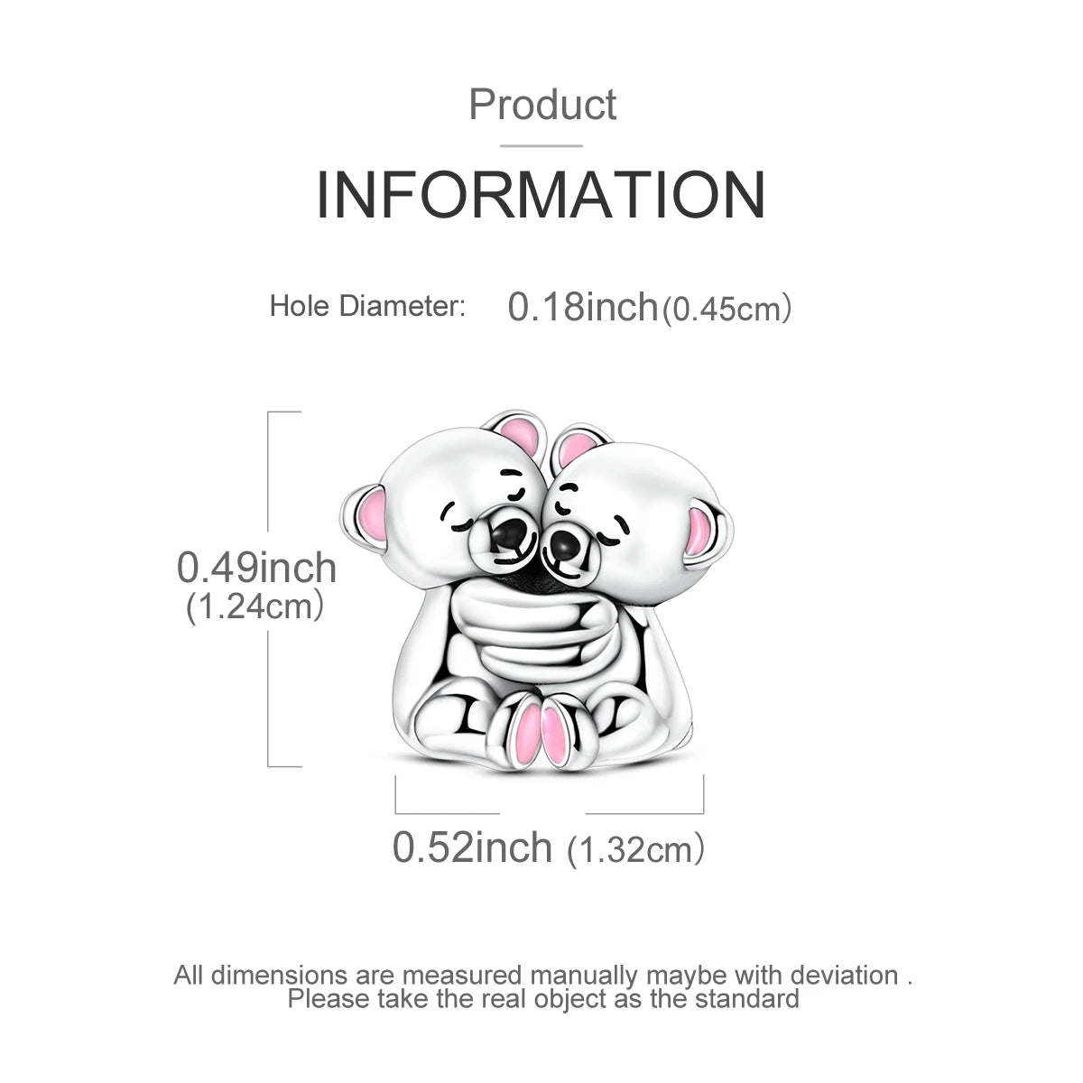 Hot Sale 925 Sterling Silver Moments Keychain Charm | Fit Original Bracelet Beads Women’s Elegant Jewelry Gift