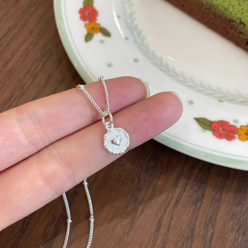 Trendy 925 Sterling Silver Pearl Pendant Necklace – Simple Elegant Jewelry for Women