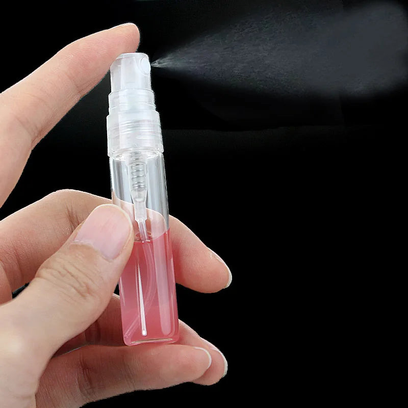 20/30/50/100PCS Mini Glass Perfume Bottles – 2ML/3ML/5ML/10ML Atomizer Containers | Travel Essential Oil Spray