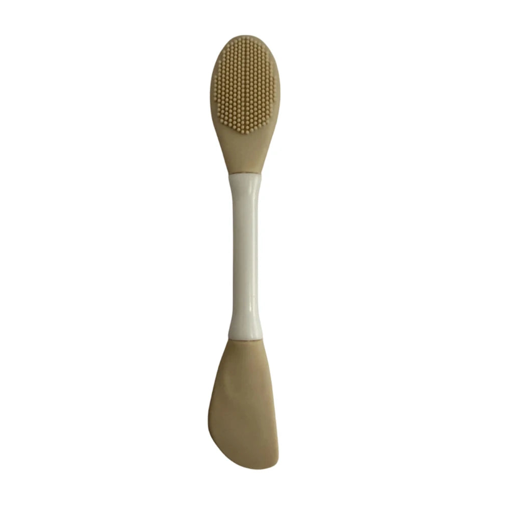 2-in-1 Facial Cleaning Silicone Brush & Mask Applicator – Skincare Spa Wash Tool