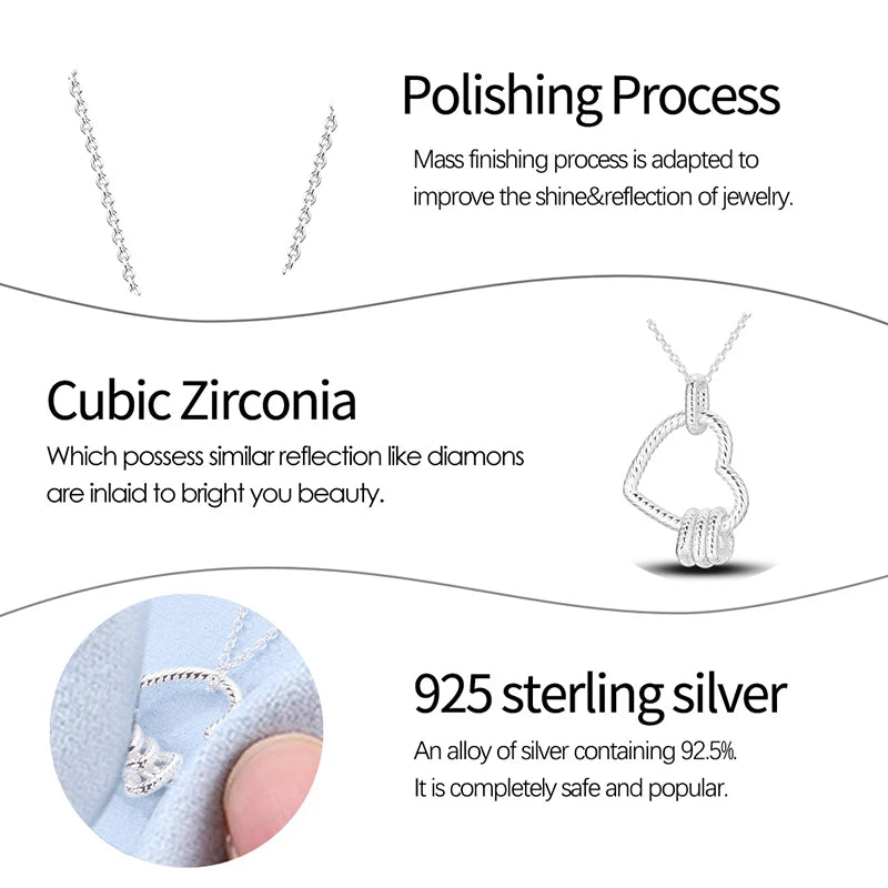 925 Sterling Silver Heart-Shaped Pearl Pendant Necklace | Elegant Women’s Jewelry Birthday Gift