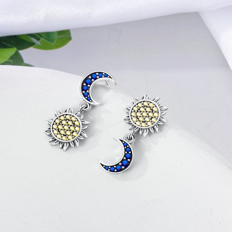 Pandora Style 925 Sterling Silver Irregular Star Earrings | European Fashion Jewelry Gift