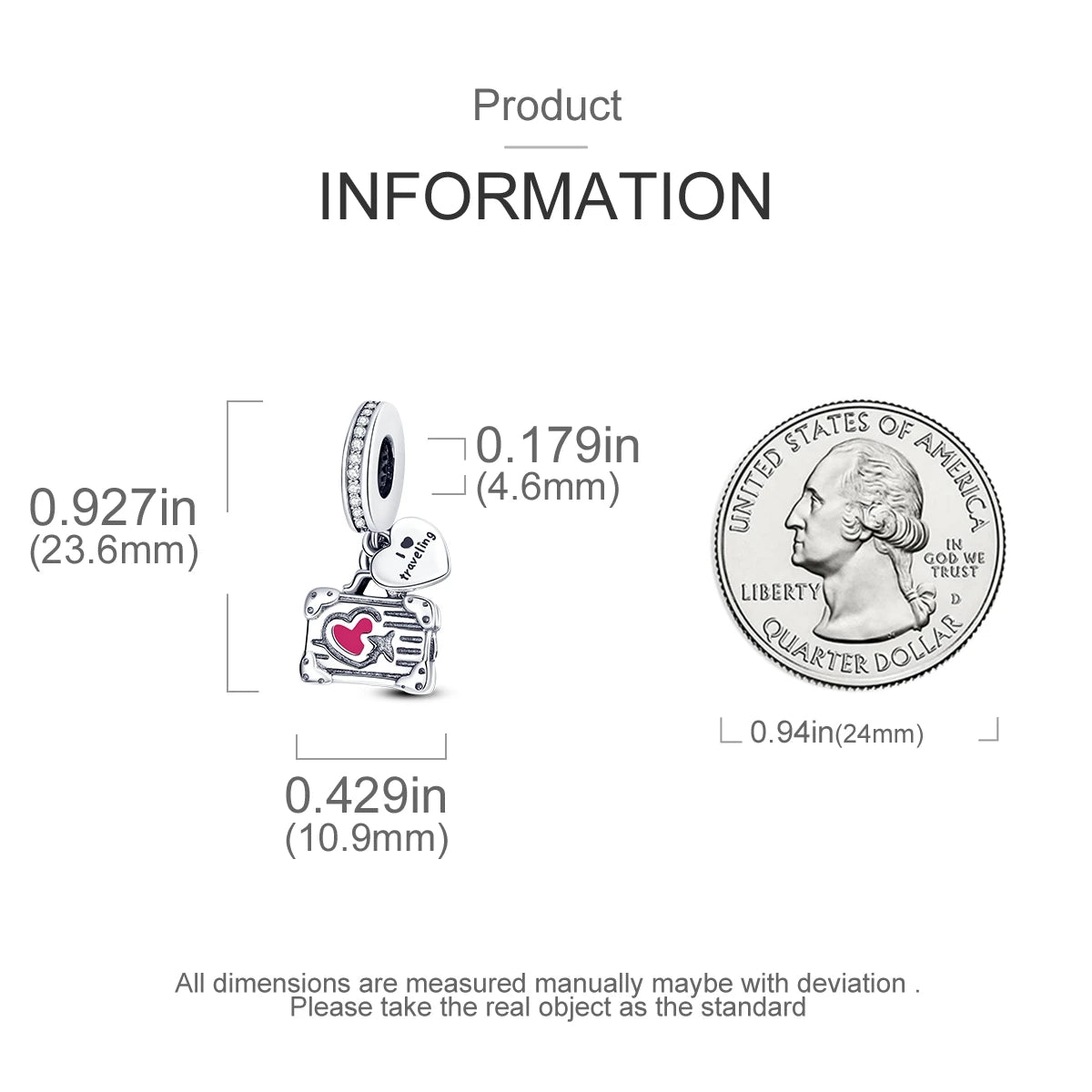 S925 Silver Heart Love Mom Infinity Charm | Dangle Bead Fit Bracelet Jewelry Mother’s Day Gift