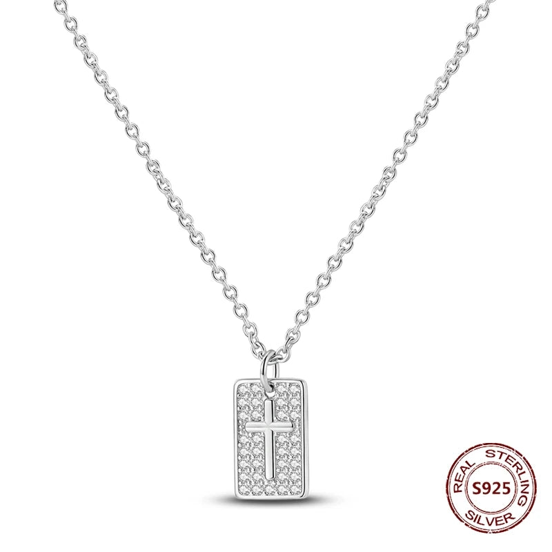 Heart to Heart Necklace 925 Sterling Silver Love Pendant Chain for Women – Wedding & Engagement Fine Jewelry