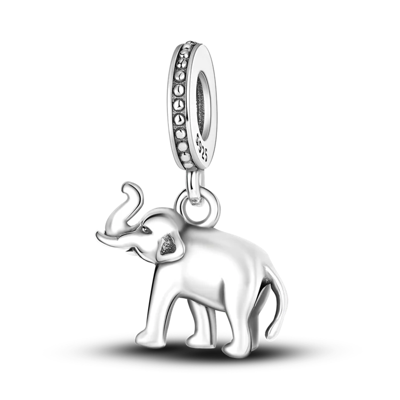 925 Sterling Silver Animal Series Charms | Horse, Squirrel, Elephant, Llama, Snake & Fox Fit Pandora Bracelet Original Jewelry