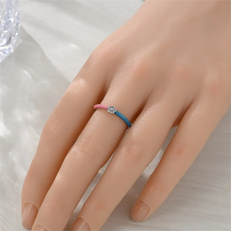 925 Sterling Silver Rings Collection | Bow, Heart, Sun, Moon & Star Zircon Rings for Women Jewelry Gift