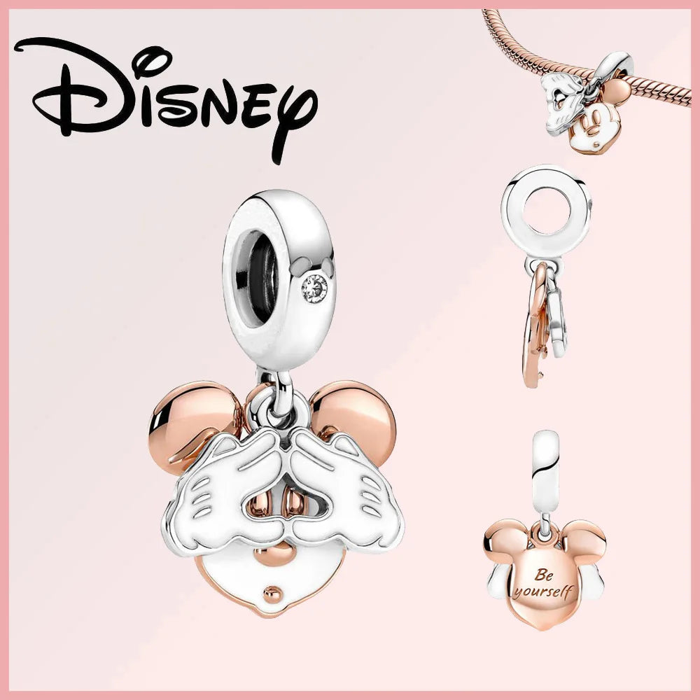 Disney Deadpool Stitch Minnie Winnie 925 Sterling Silver Dangle Charms – Fit Original Bracelet