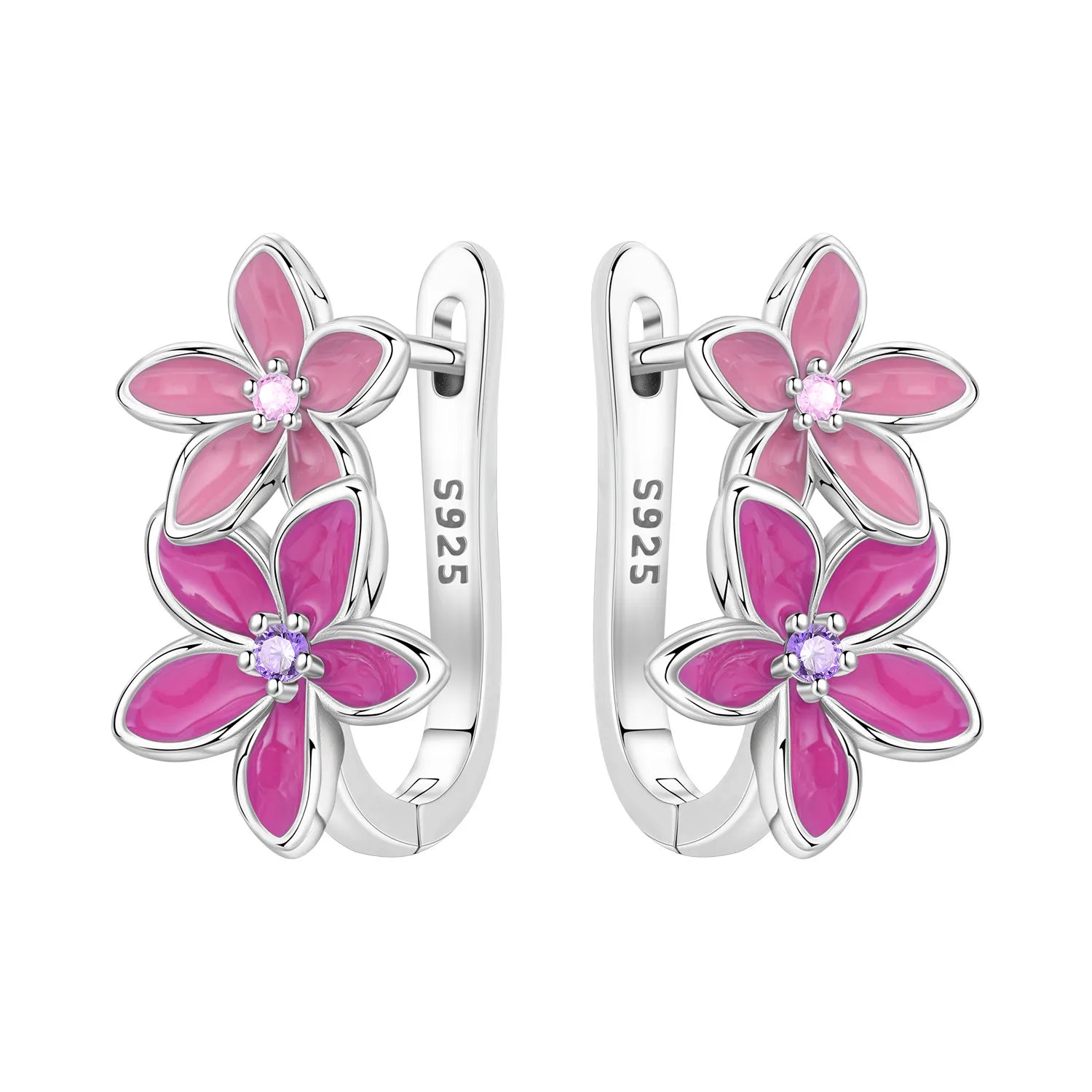 Orstarry 925 Sterling Silver Pink Sweet Bow Drop Earrings | Women’s Original Jewelry Party & Anniversary Gift