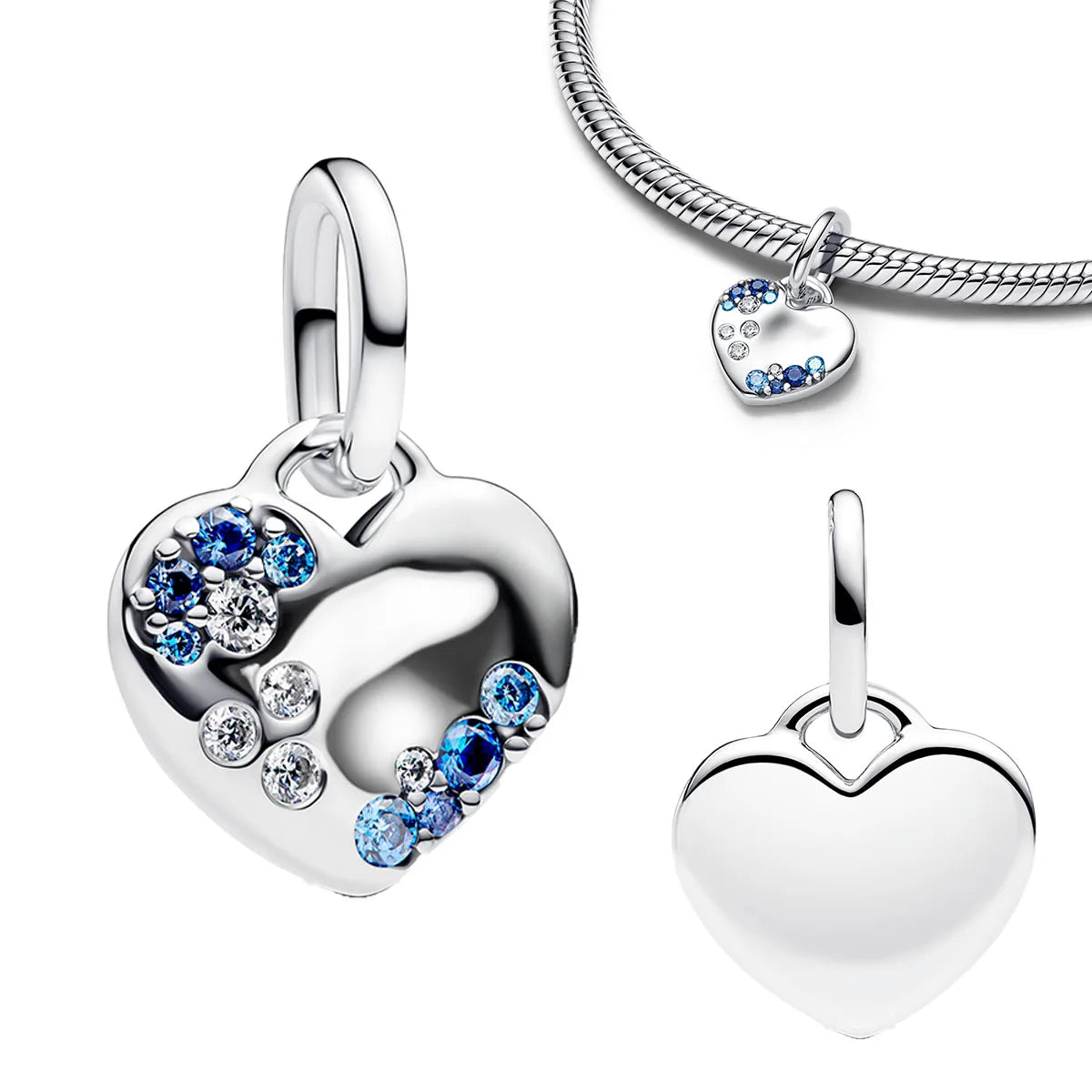 925 Sterling Silver Golden Charms – Horse, Lion & Castle Beads for Bracelets & Necklaces