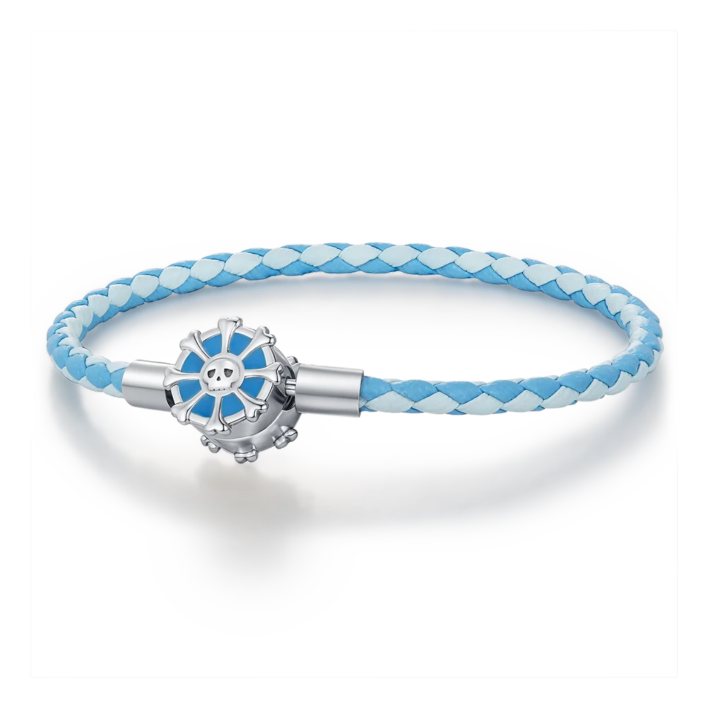 925 Sterling Silver Drop Rubber Bracelet | Love Butterfly & Clover Charm for Women’s DIY Jewelry & Gift