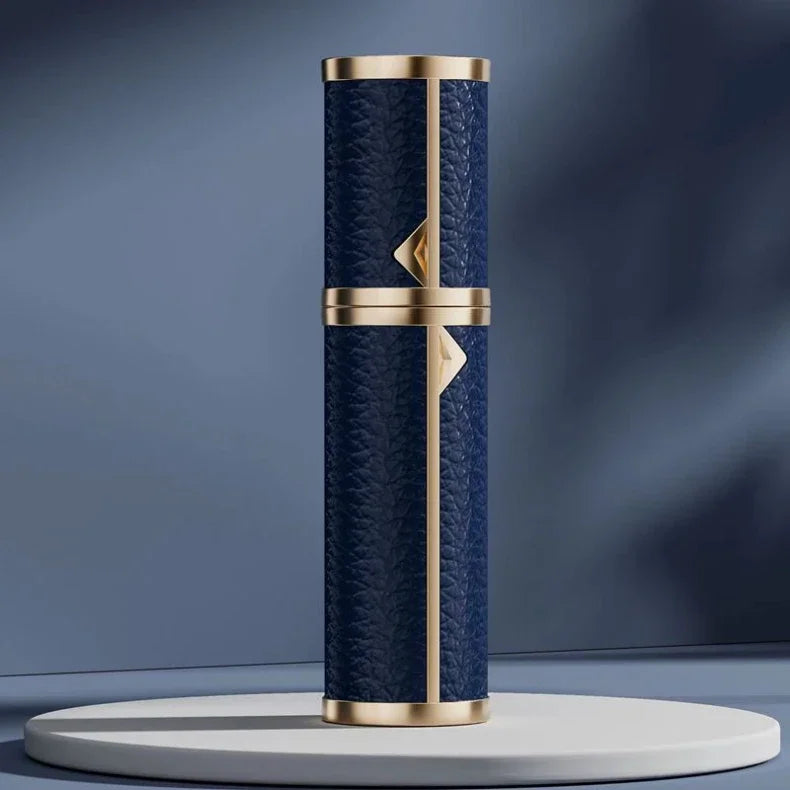 5ML Leather Bottom-Fill Refillable Perfume Atomizer – Travel Cologne Spray Bottle | Fine Mist Spray