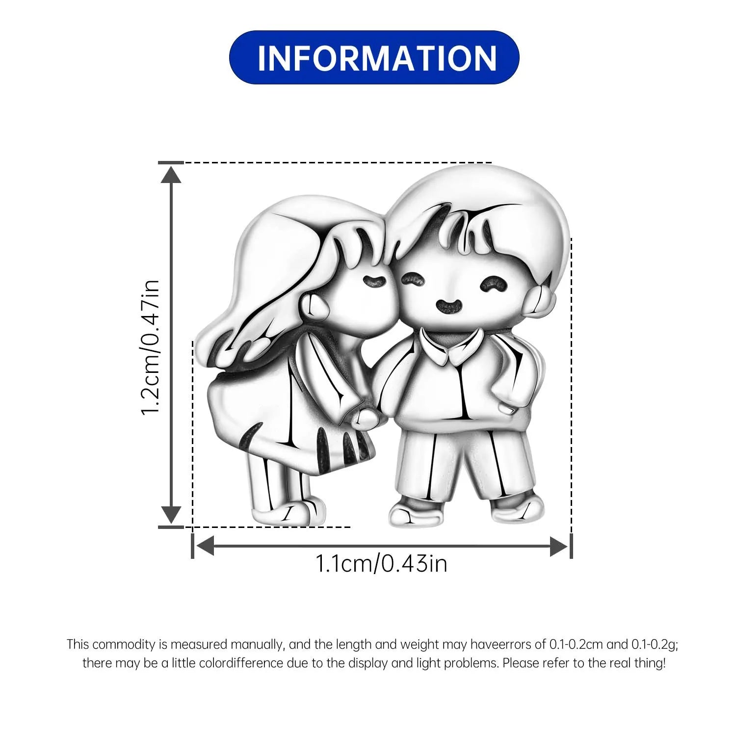 Orstarry 925 Sterling Silver Cartoon Nurse Charm Bead | Cute DIY Bracelet Jewelry Gift for Women