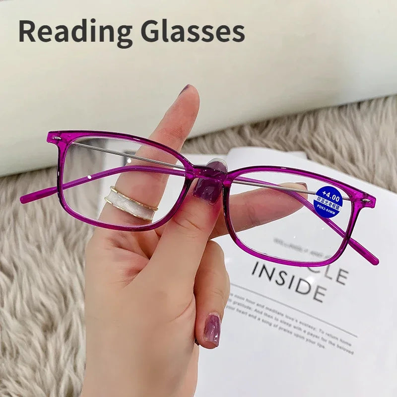 Anti-Blue Light Reading Glasses – Full Frame Square Optical Glasses for Men & Women | Radiation Protection Computer Eyewear