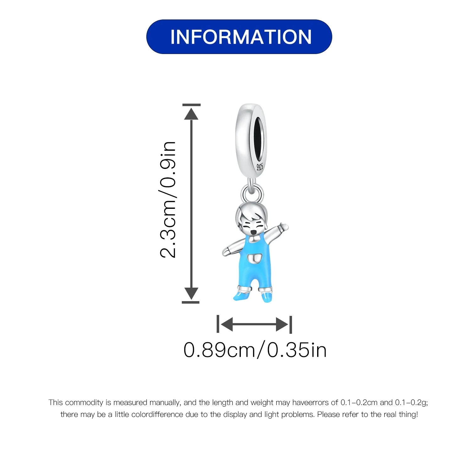 Orstarry 925 Sterling Silver Cartoon Nurse Charm Bead | Cute DIY Bracelet Jewelry Gift for Women