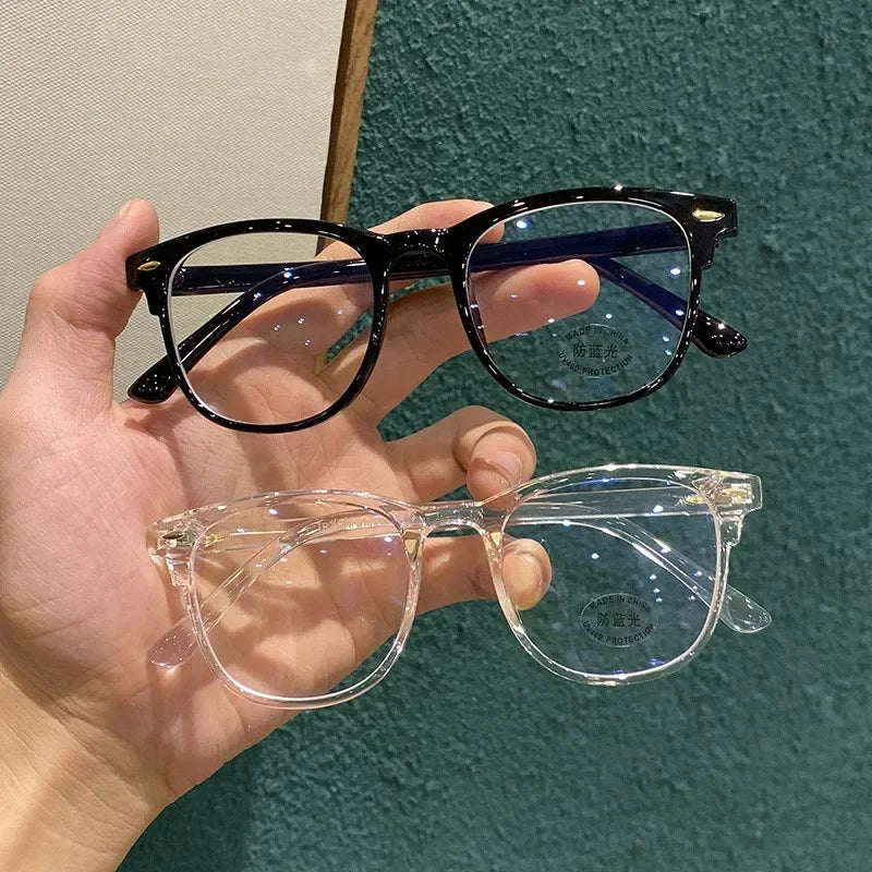 Classic Transparent Computer Glasses Frame – Unisex Anti Blue Light Blocking Glasses | Optical Lenses for Men & Women