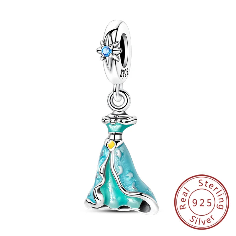 925 Sterling Silver Ballet Shoes & Perfume Bottle Charms | Bow Beads Fit Original Bracelet Pendant DIY Fine Jewelry for Women