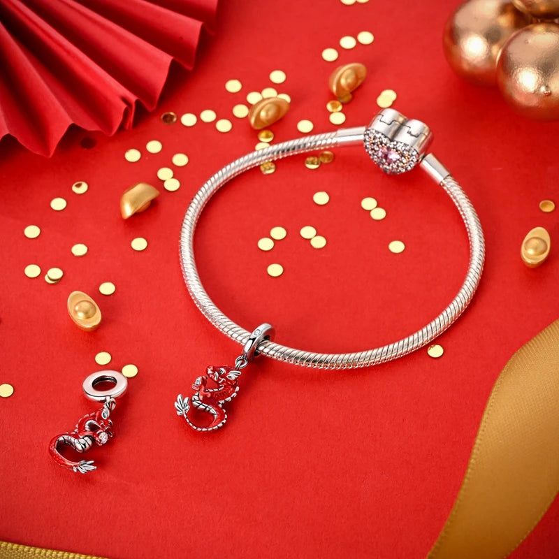 100% 925 Sterling Silver Life Tree & Chili Pepper Charms – Fit Pandora Bracelet, DIY Parent-Child Jewelry Gift