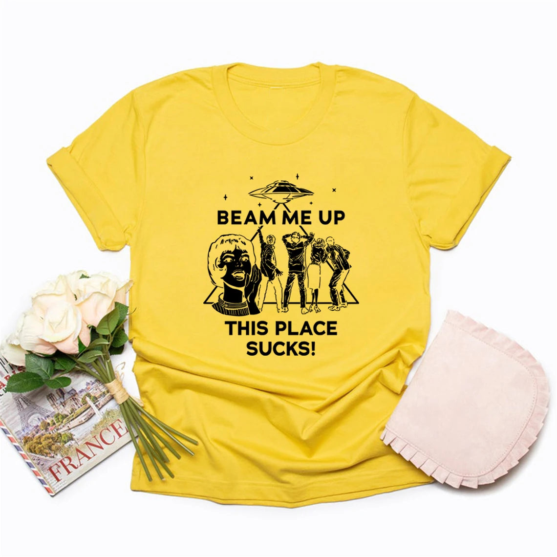 Beam Me Up T-Shirt 🚀 Funny Movie Quote Tee Unisex Short Sleeve ✨