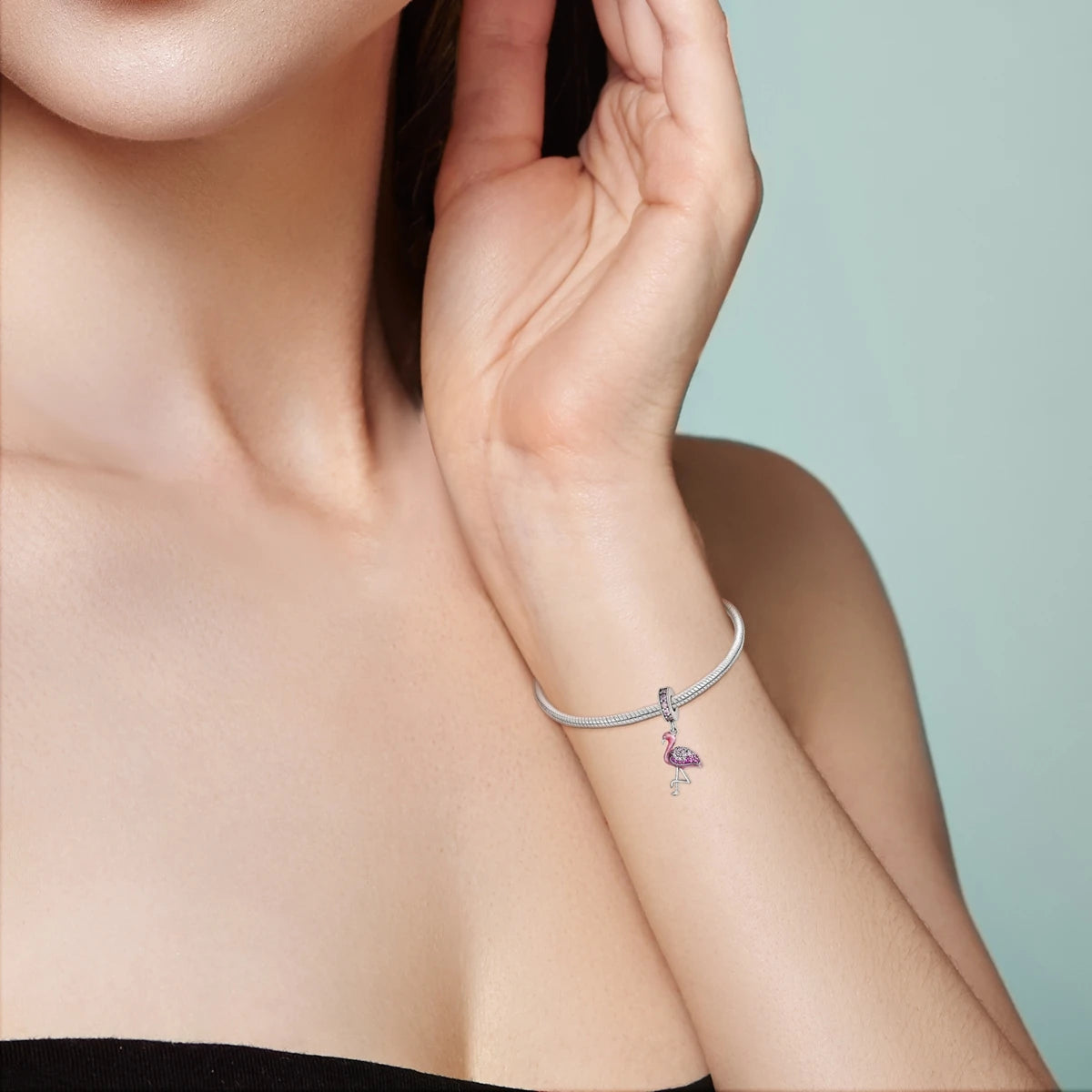 S925 Silver Heart Love Mom Infinity Charm | Dangle Bead Fit Bracelet Jewelry Mother’s Day Gift