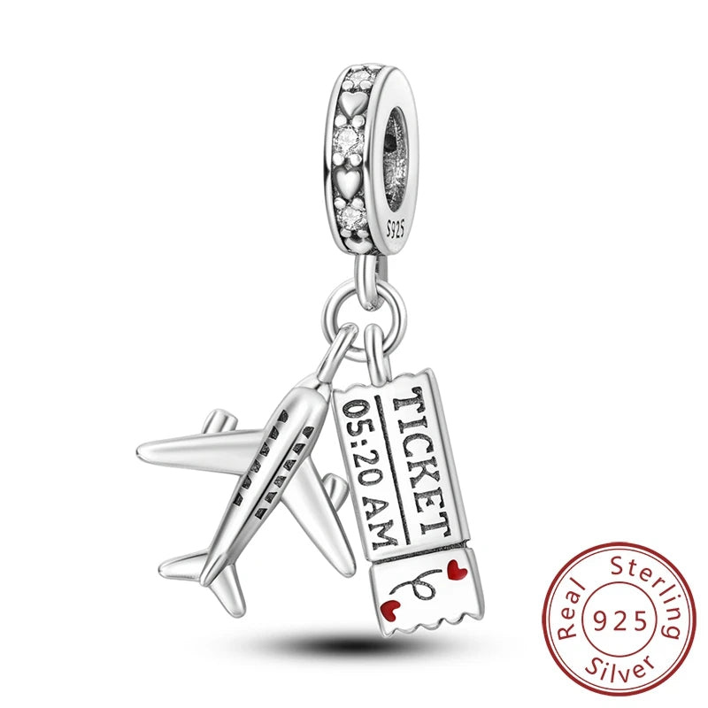 New 925 Sterling Silver Red Series Charm Bead | Original Pendant for Bracelets & Necklaces DIY Jewelry Gift for Women