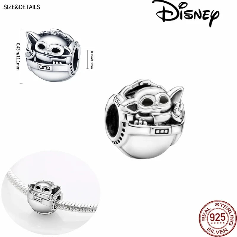100% S925 Sterling Silver Disney Spider Man Charm Bead | Fit Pandora Bracelet Women’s Birthday Jewelry Gift