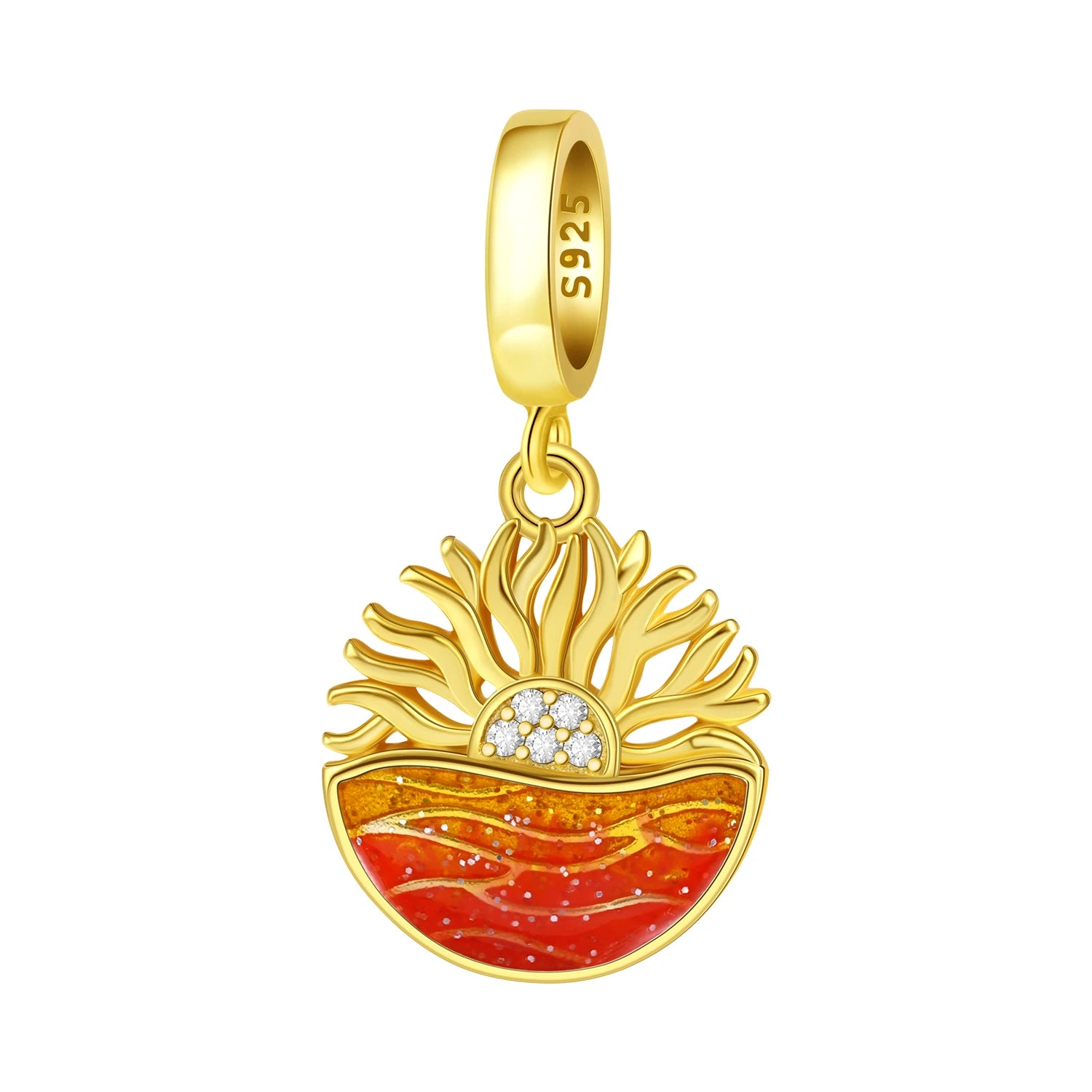 Orstarry 925 Sterling Silver Mermaid Cartoon Charm | Original Pendant Beads Fit Pandora Bracelet DIY Fine Jewelry Gift