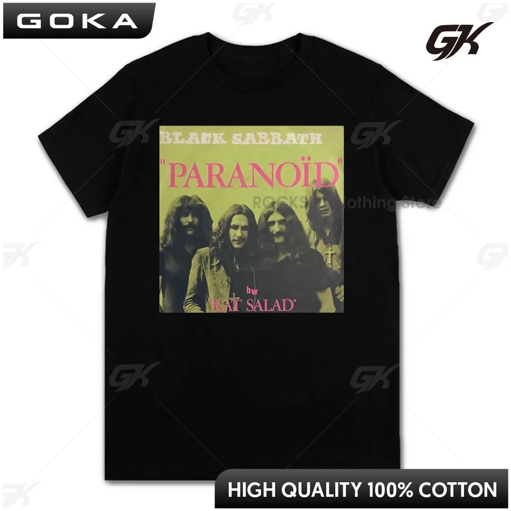Black Metal Rock Band T-Shirt | Men & Women Casual Graphic Unisex Tee