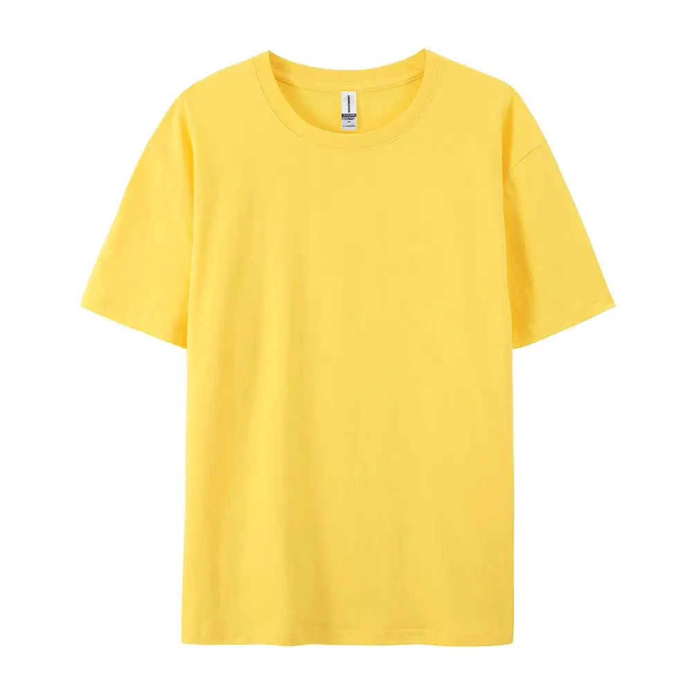 100% Cotton Women T-Shirt – Casual Sporty Short Sleeve O-Neck Tee | Loose Summer Top White & Black