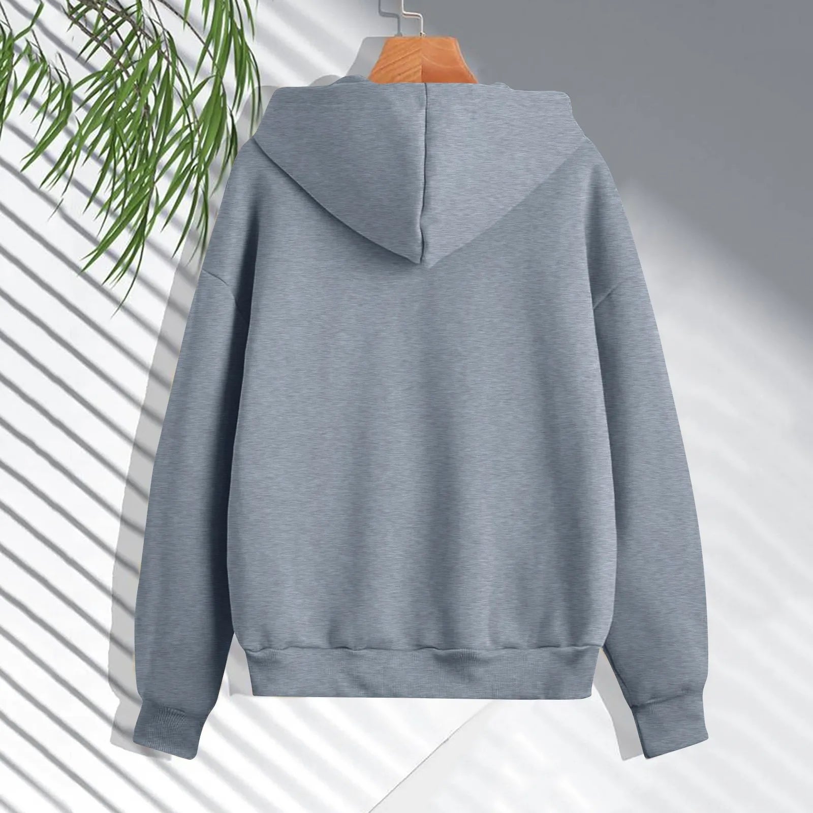 Autumn & Spring Women’s Zip Up Hoodie | Korean Style Casual Drawstring Sweatshirt Cardigan