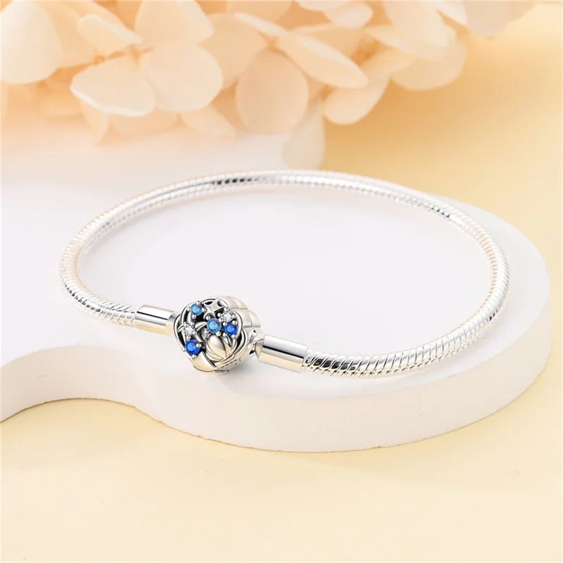 S925 Sterling Silver Snake Bone Chain Bracelet | Pandora Fit DIY Jewelry