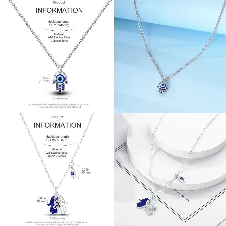 Heart to Heart Necklace 925 Sterling Silver Love Pendant Chain for Women – Wedding & Engagement Fine Jewelry