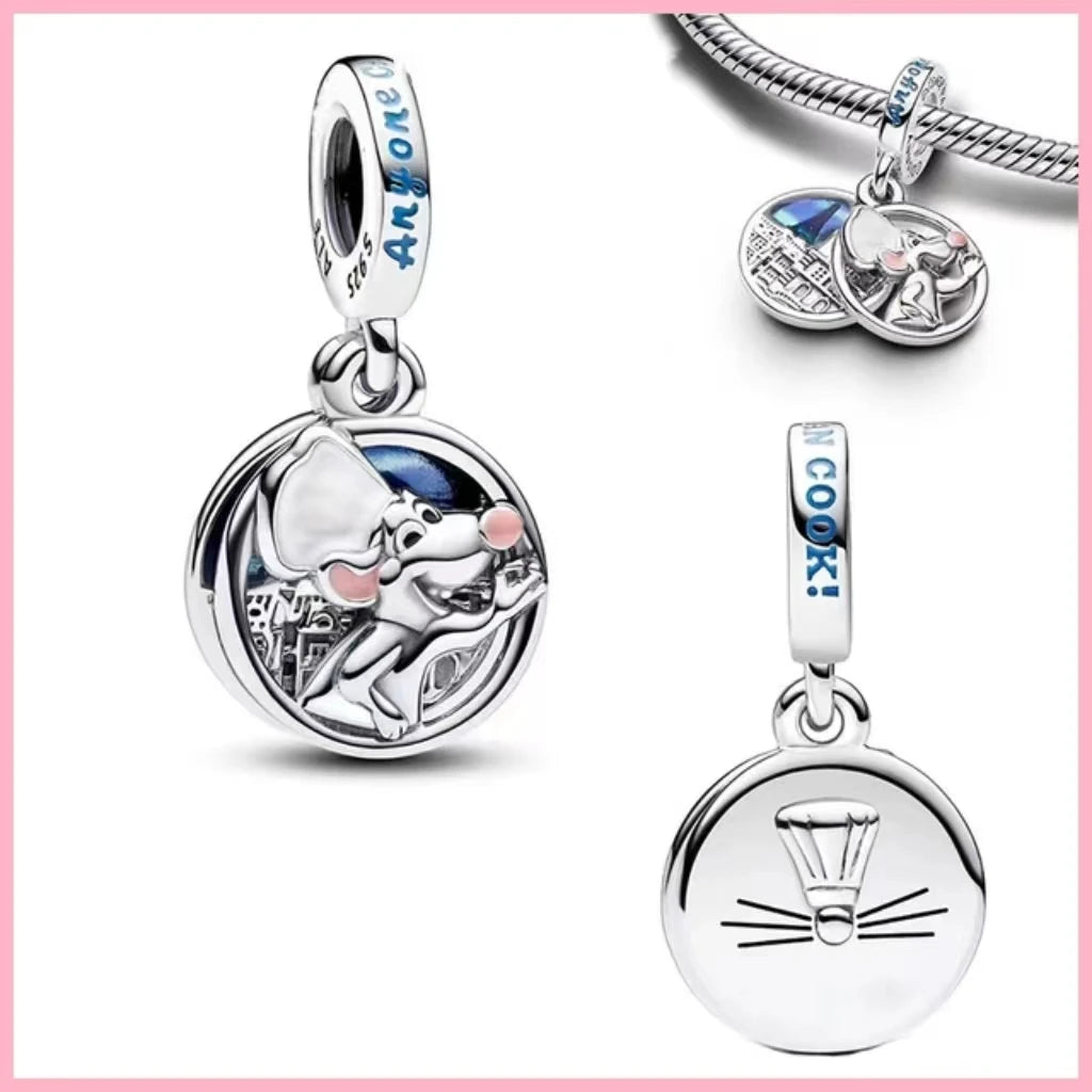 100% S925 Sterling Silver Disney Spider Man Charm Bead | Fit Pandora Bracelet Women’s Birthday Jewelry Gift