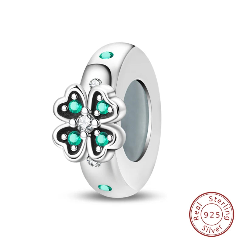 100% 925 Sterling Silver Rainbow Zircon Butterfly & Dragon Charms – DIY Bracelet Beads