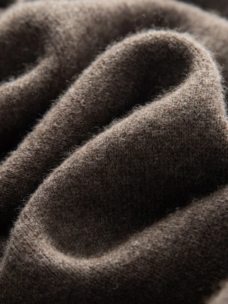 100% Cashmere High Waist Wide Leg Pants | Winter Warm Solid Trousers | Casual Korean Women’s Pants