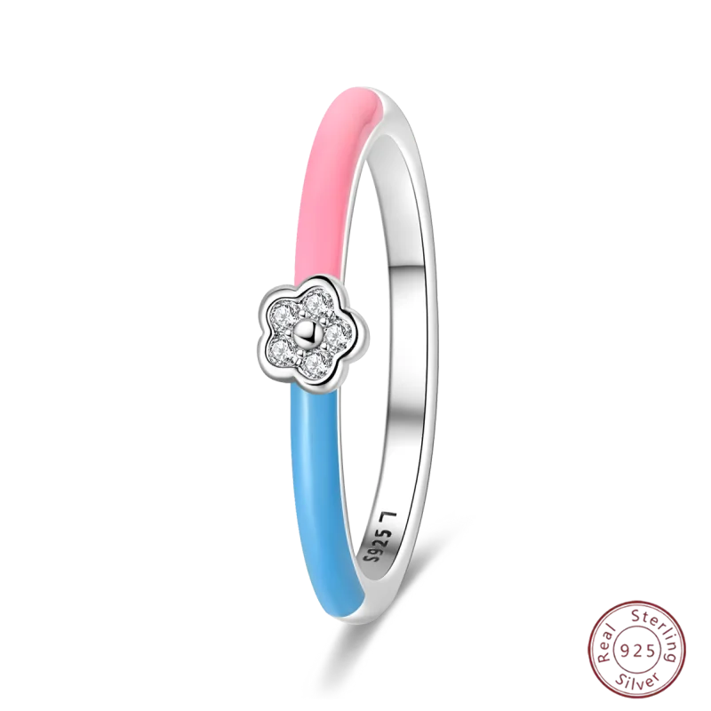 925 Sterling Silver Rings Collection | Bow, Heart, Sun, Moon & Star Zircon Rings for Women Jewelry Gift