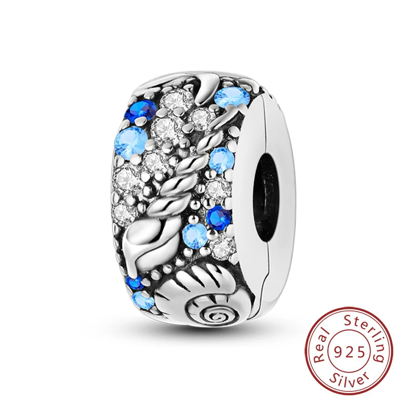 925 Sterling Silver Star, Moon & Watch Cube Charms | Original Beads Fit Bracelet & Pendant DIY Fine Jewelry Gift for Women