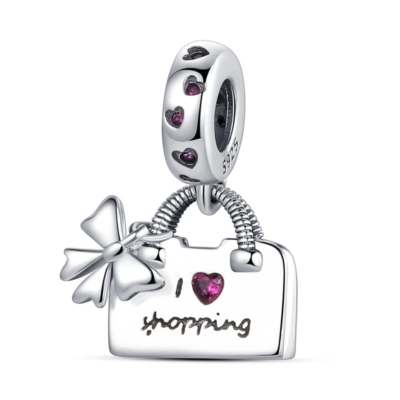 New 925 Sterling Silver Red Series Charm Bead | Original Pendant for Bracelets & Necklaces DIY Jewelry Gift for Women