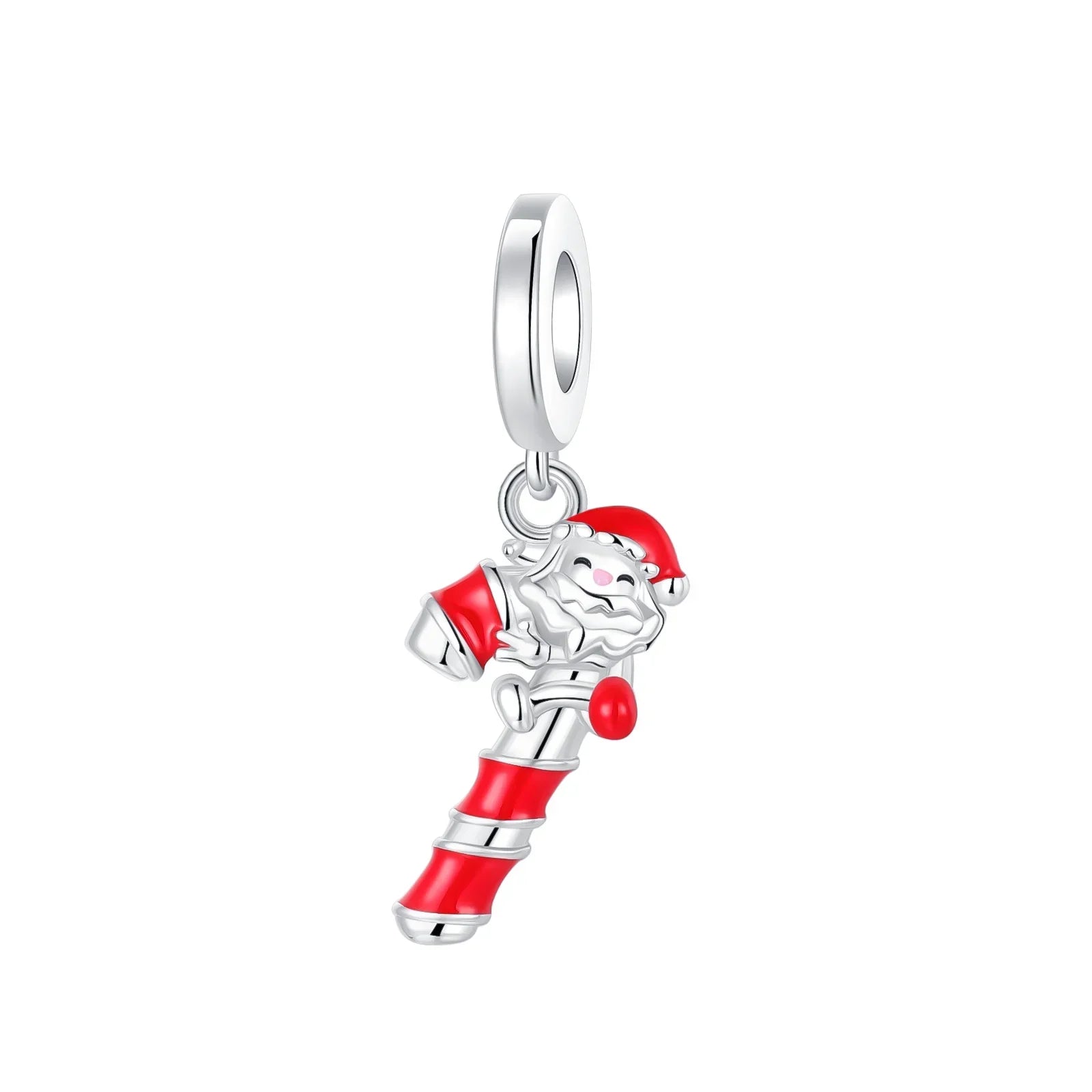 Christmas 925 Sterling Silver Charms | Santa Claus Reindeer Snowman Tree Beads Fit Original Bracelet