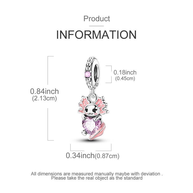 925 Sterling Silver Zircon Bowknot Heart Balloon Charms | Original Pendant Beads Fit Bracelet DIY Fine Jewelry for Women