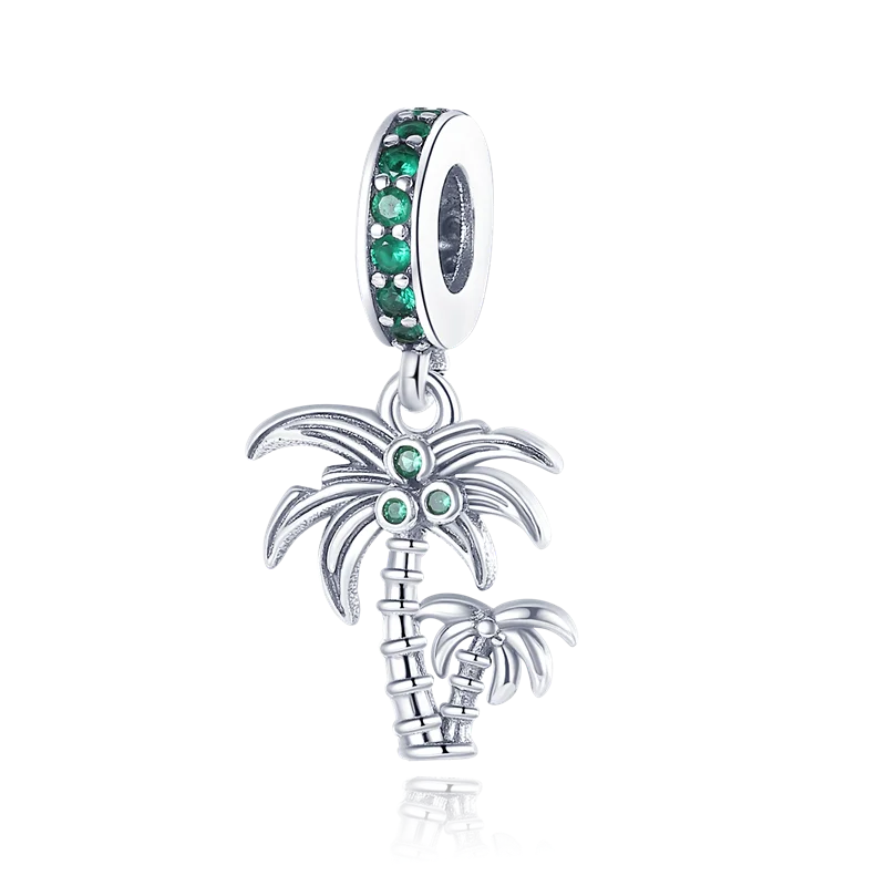 925 Sterling Silver Summer Ocean Collection Charms | Dangle Beads for Women Lover DIY Fine Jewelry Gift