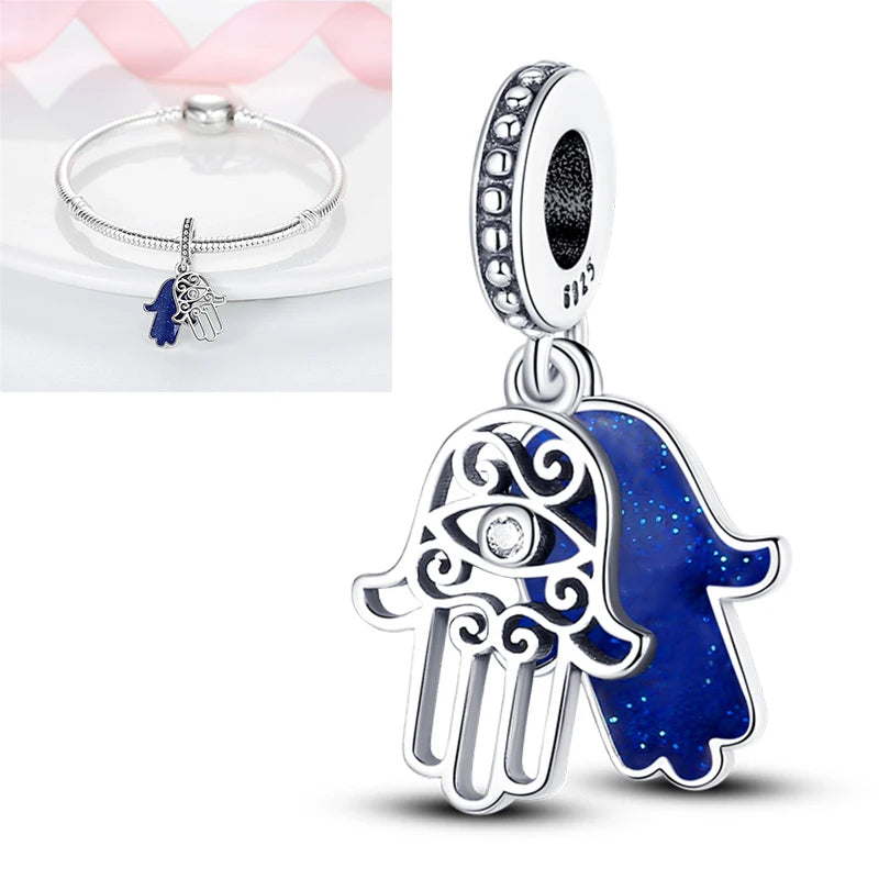 2025 Hot Elk, Dinosaur & Firefly Luminous Dangle Charm Beads | 925 Sterling Silver DIY Bracelet