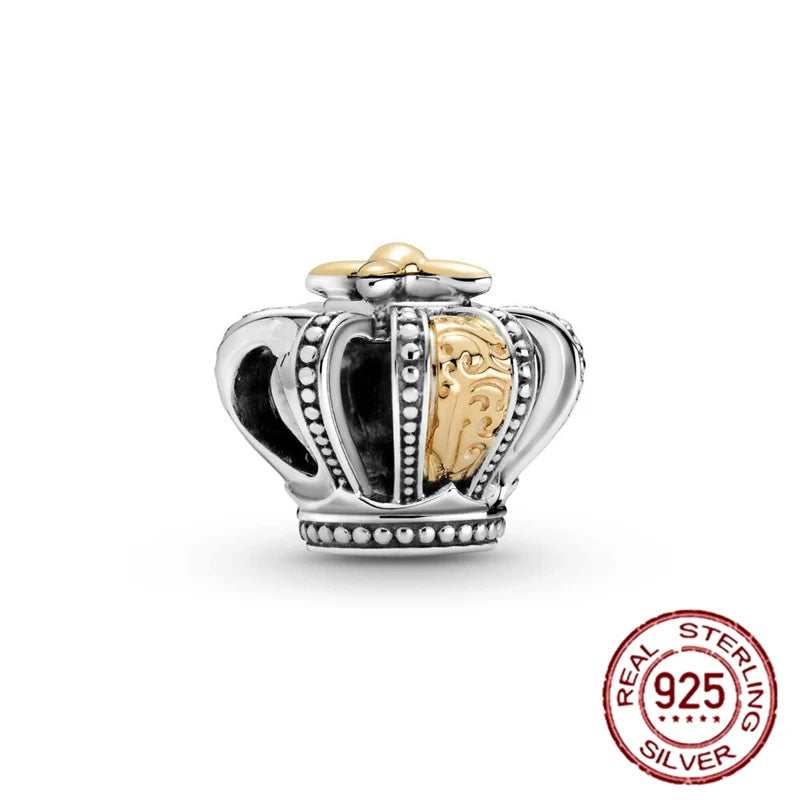 925 Sterling Silver Angel Wings & Swan of Love Heart Charms – Fit Pandora Bracelet DIY Women’s Jewelry Gift