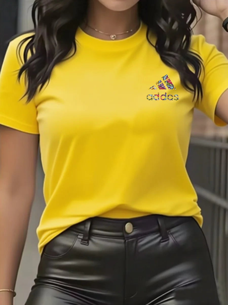 Trendy Men’s & Women’s Cotton T-Shirt | Summer Slim Fit Short Sleeve Round Neck | Breathable Top