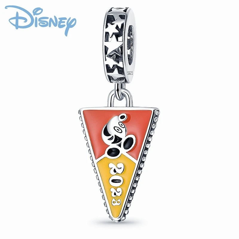 925 Sterling Silver Disney Character Beads – Mickey, Minnie, Princess, Stitch, Iron Man, Spiderman Charms for Pandora Bracelet