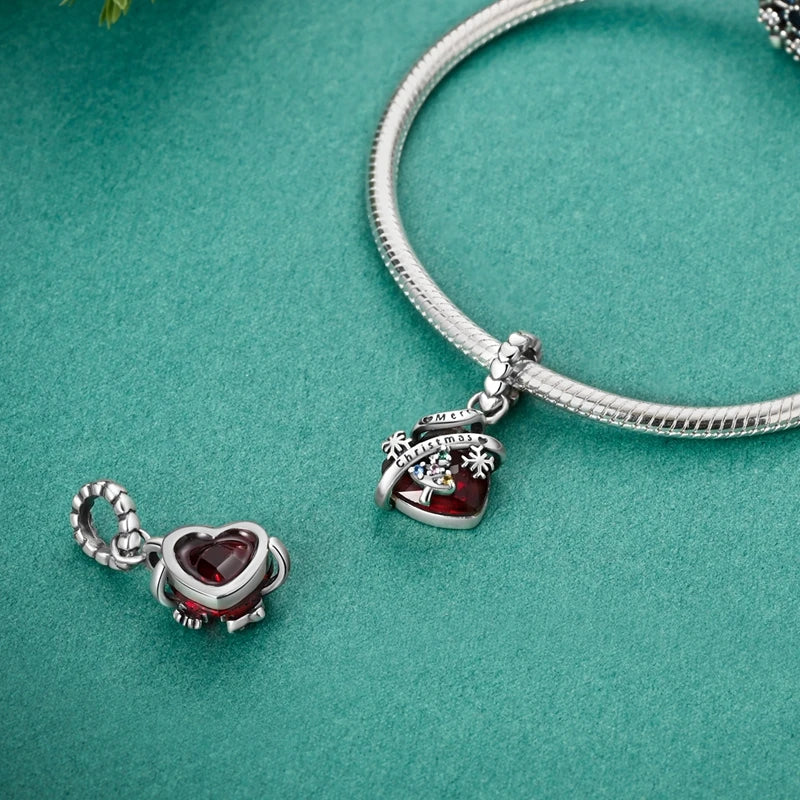 2025 Original 925 Sterling Silver Christmas & Halloween Charms | Santa Claus Snowman Beads Fit Bracelet Pendant Jewelry Gift