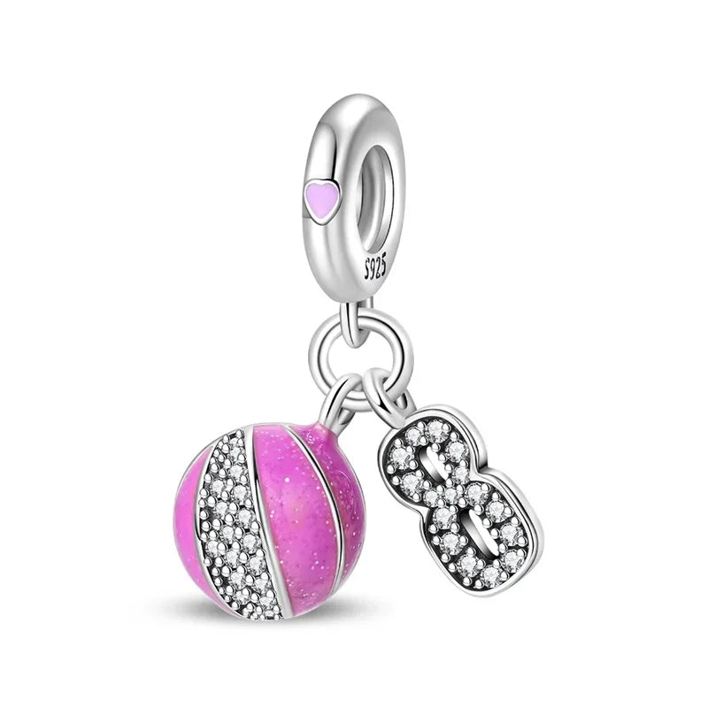 Original 925 Sterling Silver Charms | Bag, Earphone, Magic Cube, Watch & Games Console Beads for Bracelets & Necklaces