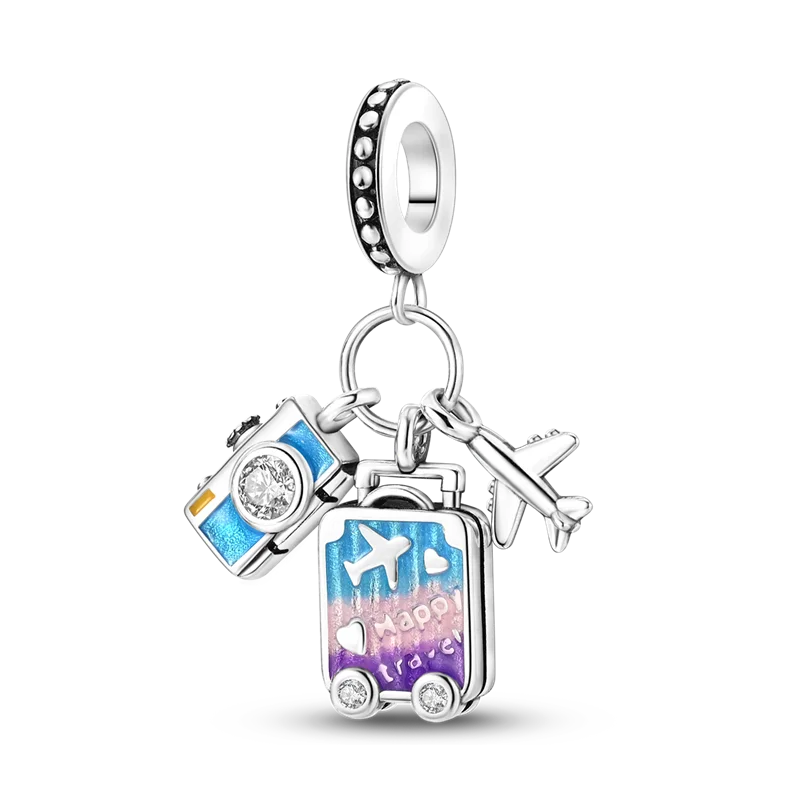 925 Sterling Silver Love Football Cup Charm Beads – Sport, Beer & Travel Pendants Fit Original Pandora Bracelet & Necklace