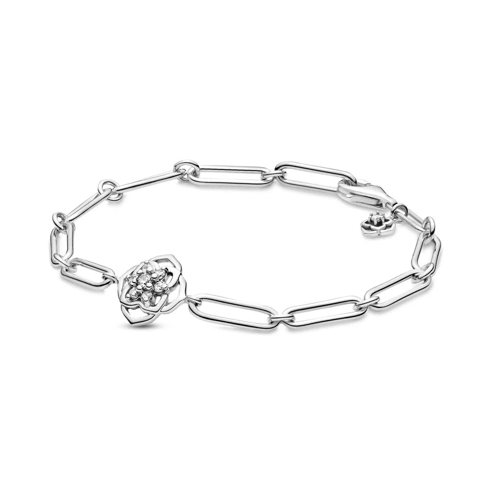 925 Sterling Silver Heart Star Infinity Charm Bracelet | Women’s Jewelry