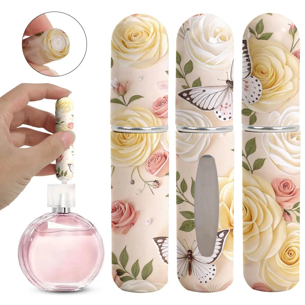 5ML New Mini Perfume Atomizer – Travel Portable Spray Bottle | Cosmetic Pump Dispenser & Fragrance Storage