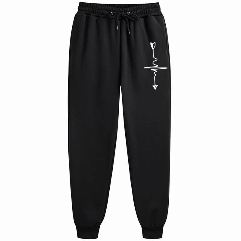 Women’s Black & Gray Jogging Sweatpants | Baggy Casual Sports Pants Streetwear